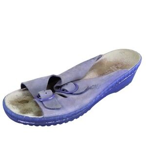 Romika Women's Spirit of Nature Slide Purple‎ Leather Sz 40 Medium  Used 2025